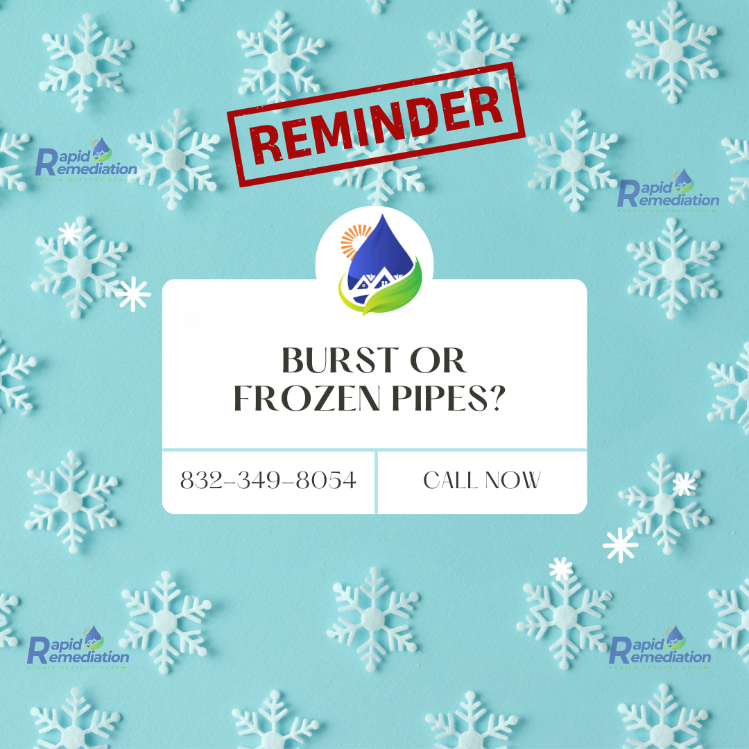 Burst or Frozen Pipes?