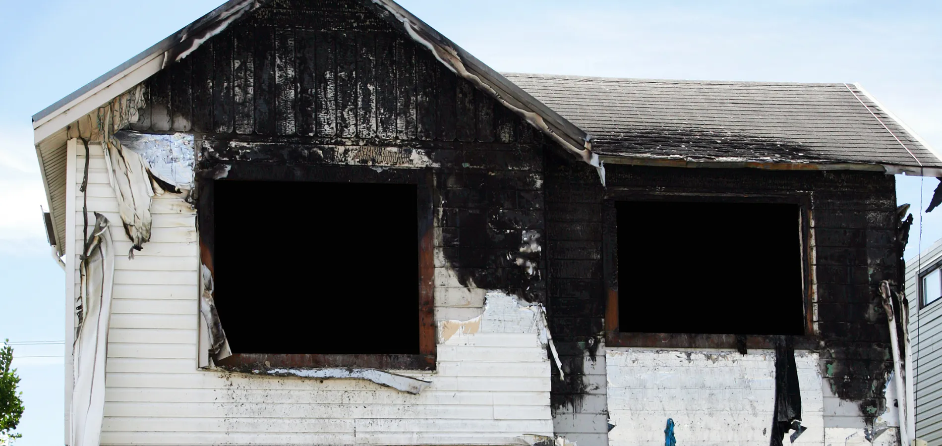 fired damaged house in sugarland