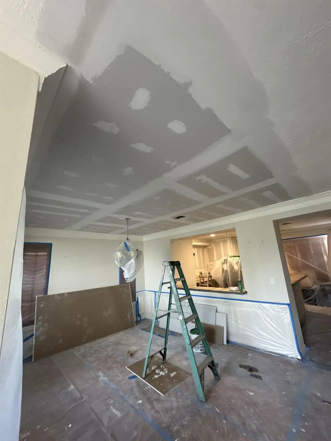living room ceiling during 2